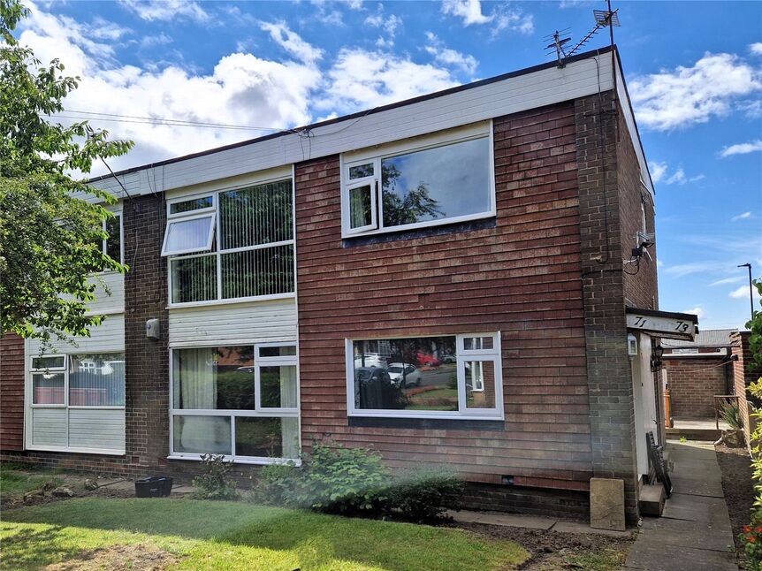 Main image of 2 bedroom Flat for sale, Denham Walk, Newcastle upon Tyne, Tyne and Wear, NE5