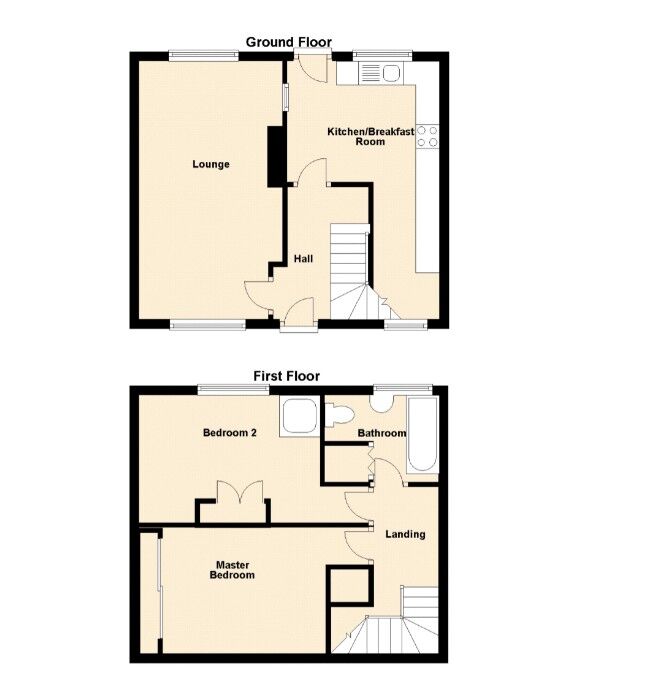 Floorplan of 2 bedroom End Terrace House for sale, Wasdale Road, Newcastle upon Tyne, Tyne and Wear, NE5