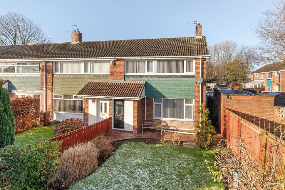 Main image of 3 bedroom End Terrace House for sale, Austwick Walk, Newcastle upon Tyne, Tyne and Wear, NE5