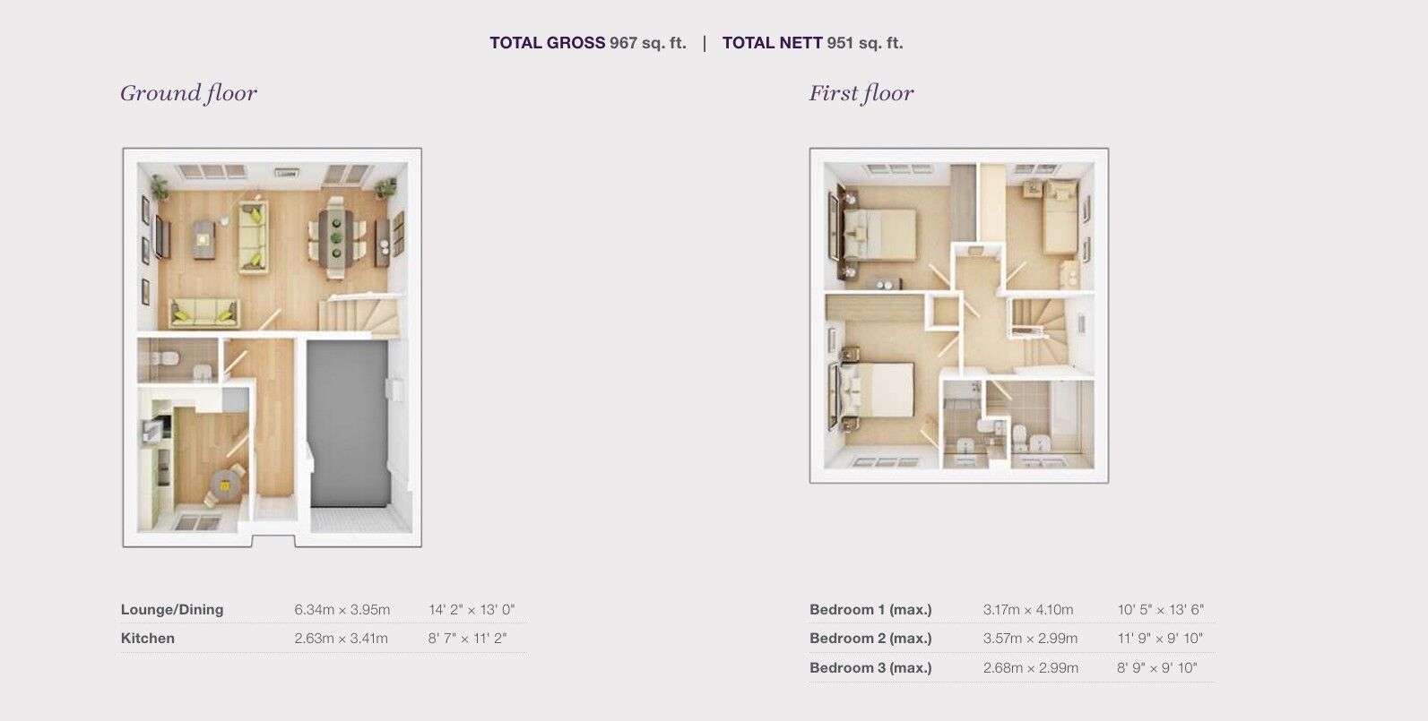 Floorplan of 3 bedroom Detached House for sale, Eden Park Court, Kenton Bank Foot, Tyne and Wear, NE13