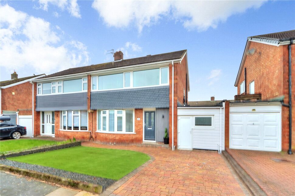 Main image of 3 bedroom Semi Detached House for sale, Aisgill Drive, Newcastle upon Tyne, Tyne and Wear, NE5