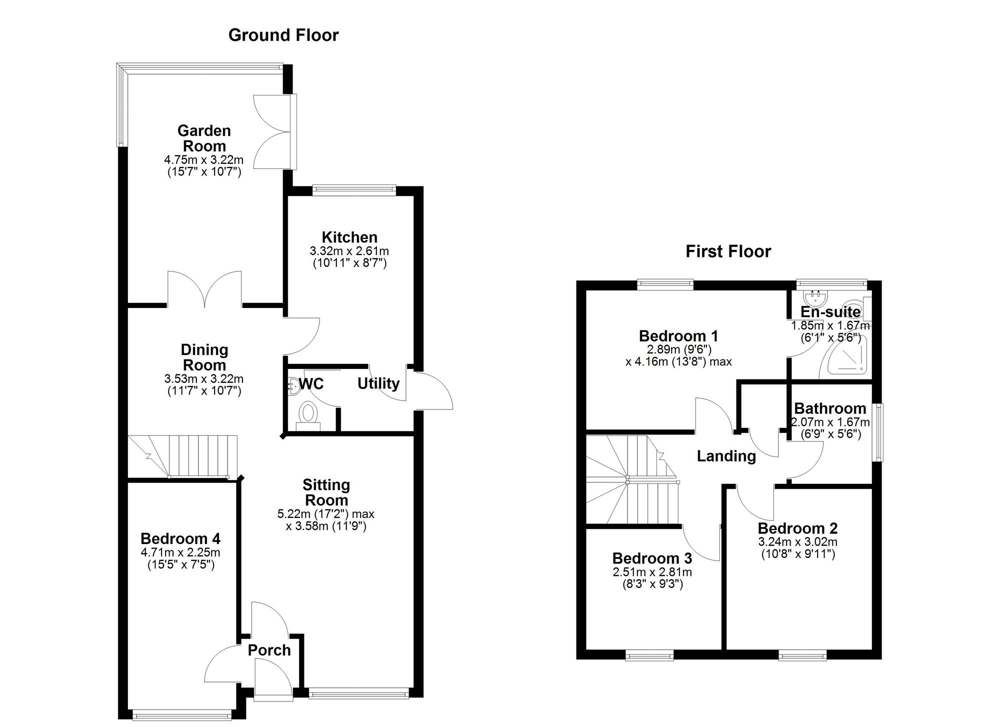 Floorplan of 4 bedroom Detached House for sale, Stapleford Close, Newcastle upon Tyne, Tyne and Wear, NE5