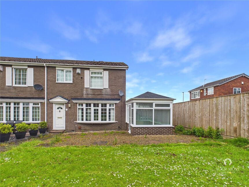 Main image of 3 bedroom End Terrace House for sale, Grosvenor Court, Newcastle upon Tyne, Tyne and Wear, NE5