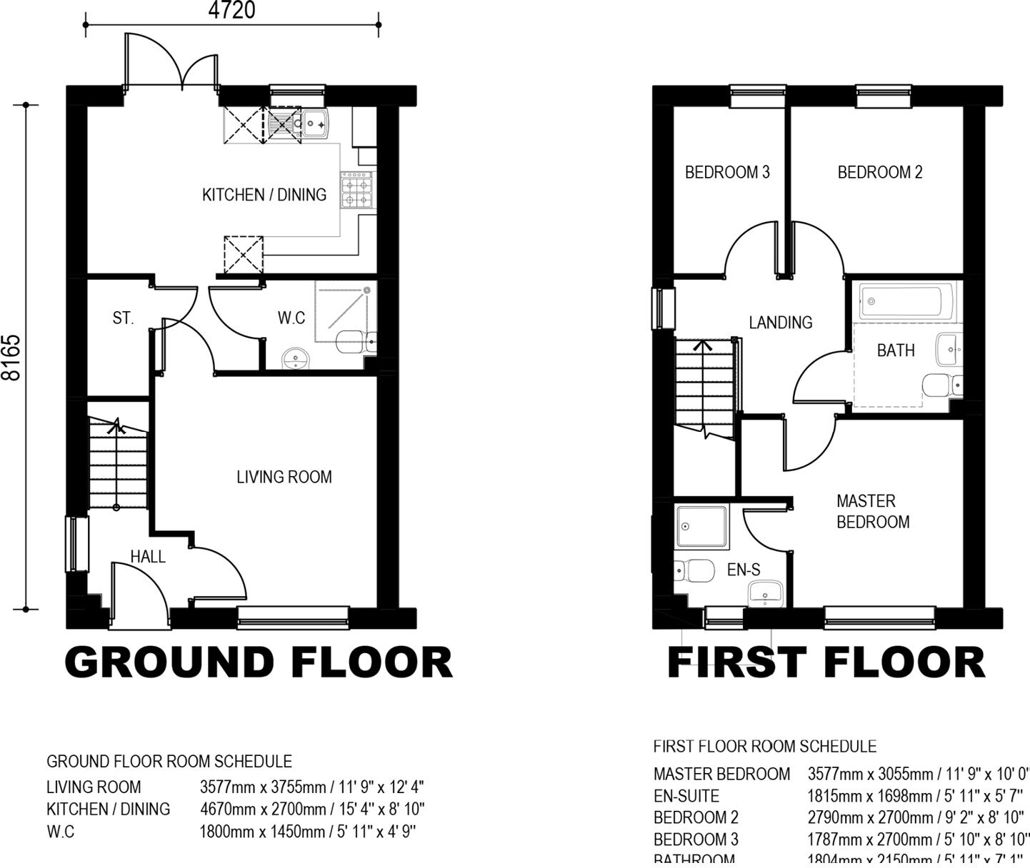 Floorplan of 3 bedroom Semi Detached House for sale, Meadow Hill, Newcastle upon Tyne, Tyne and Wear, NE15