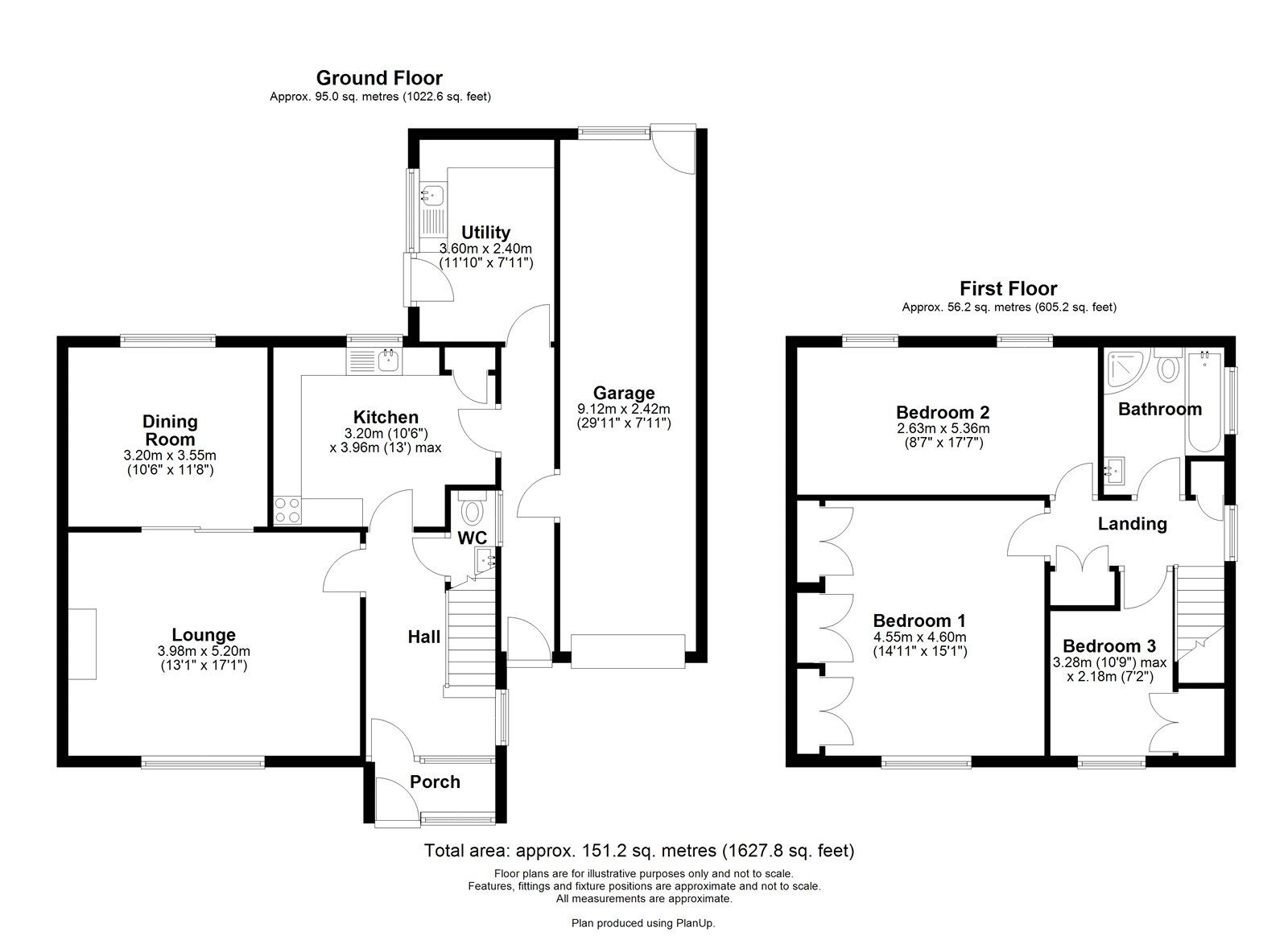 Floorplan of 3 bedroom Detached House for sale, Norwood Road, Newcastle upon Tyne, Tyne and Wear, NE15