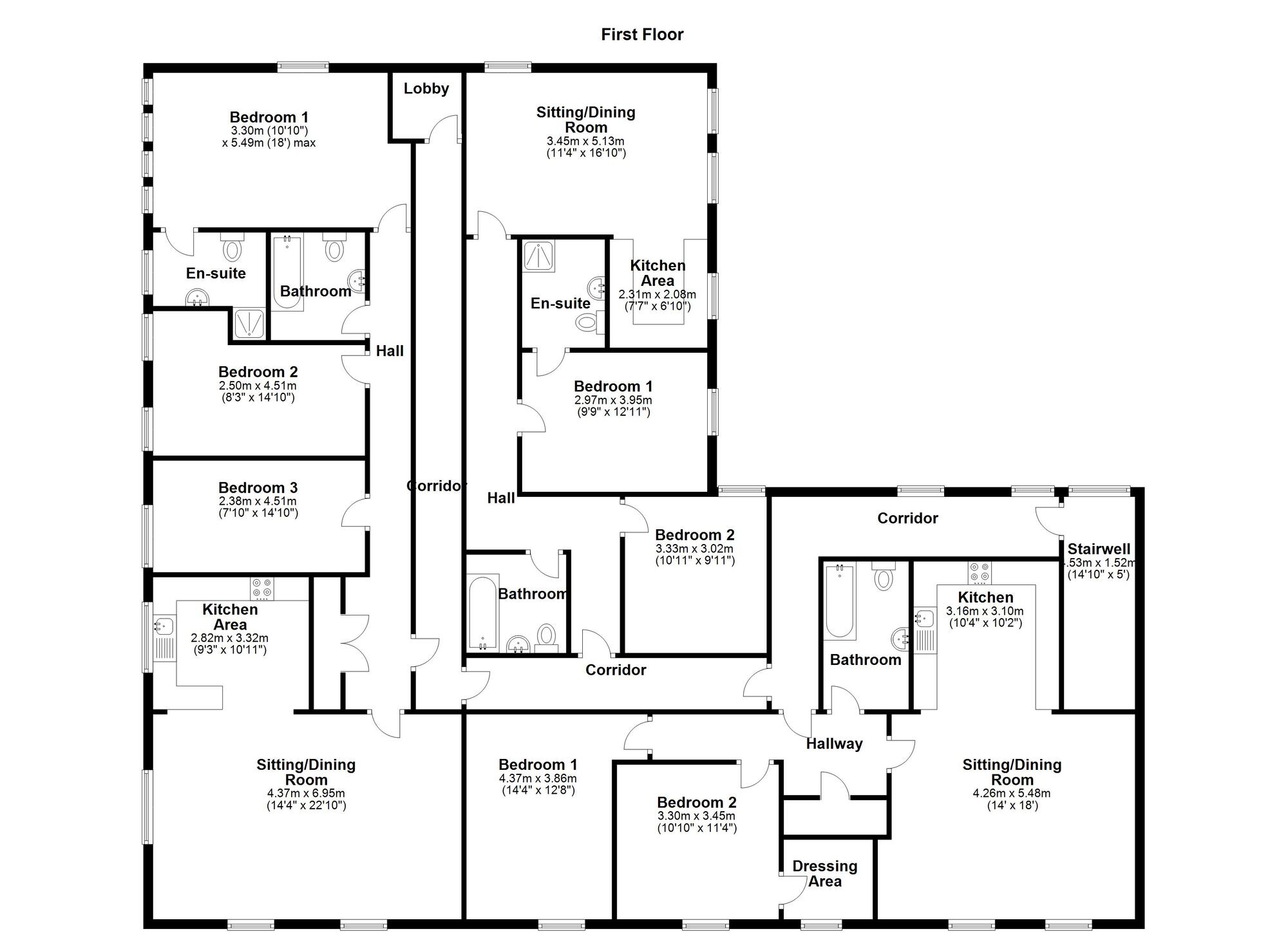 Floorplan of 7 bedroom Detached House for sale, Hexham Road, Newcastle upon Tyne, Tyne and Wear, NE15