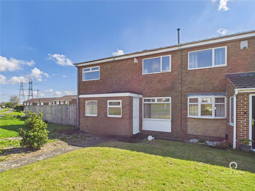 Main image of 2 bedroom End Terrace House for sale, Burnham Avenue, Newcastle upon Tyne, Tyne and Wear, NE15