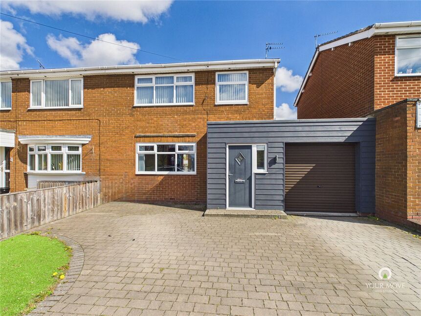 Main image of 3 bedroom Semi Detached House for sale, Moorway Drive, Newcastle upon Tyne, Tyne and Wear, NE15