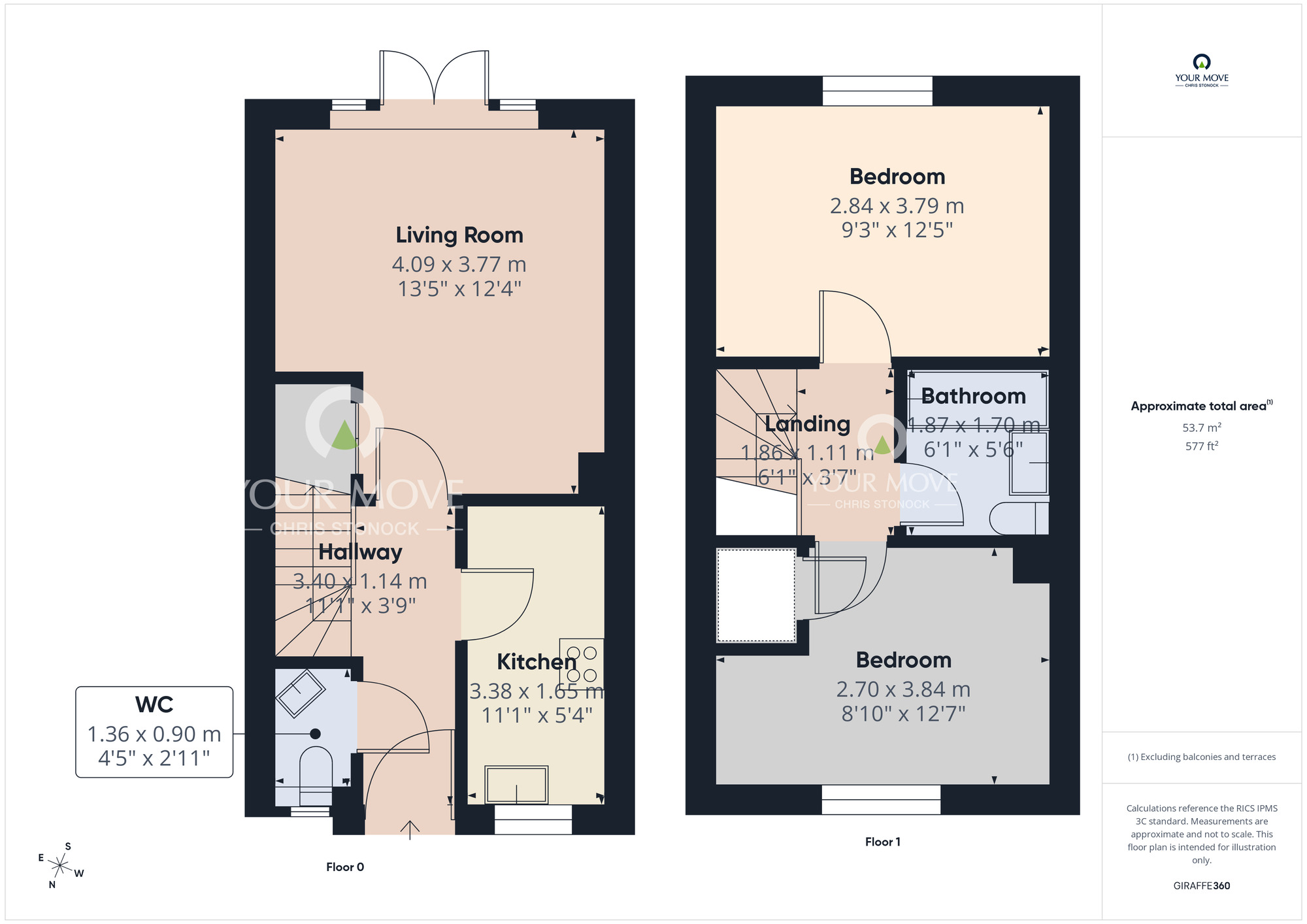 Floorplan of 2 bedroom Semi Detached House for sale, Wren Street, Newcastle upon Tyne, Tyne and Wear, NE15