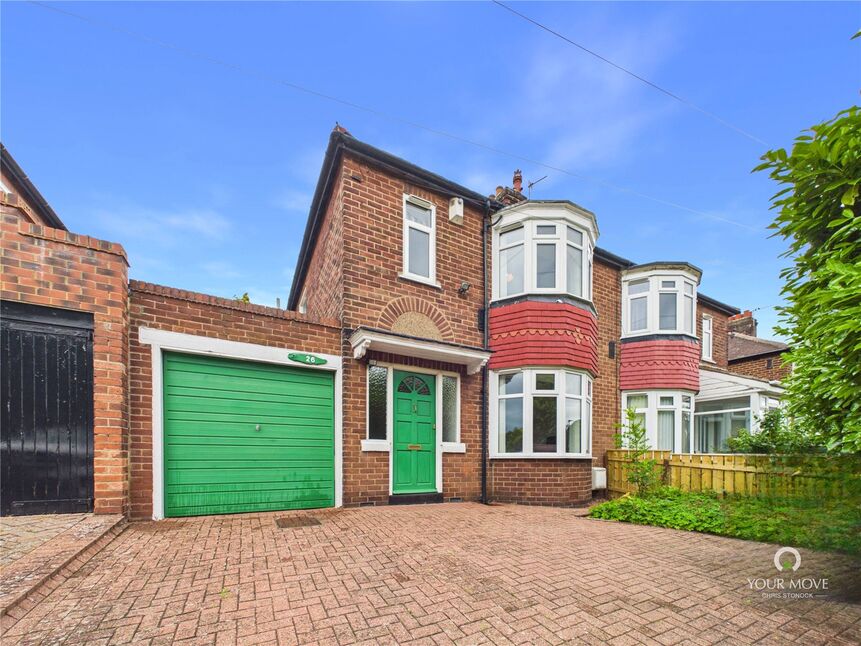 Main image of 3 bedroom Semi Detached House for sale, The Roman Way, Newcastle upon Tyne, Tyne and Wear, NE5