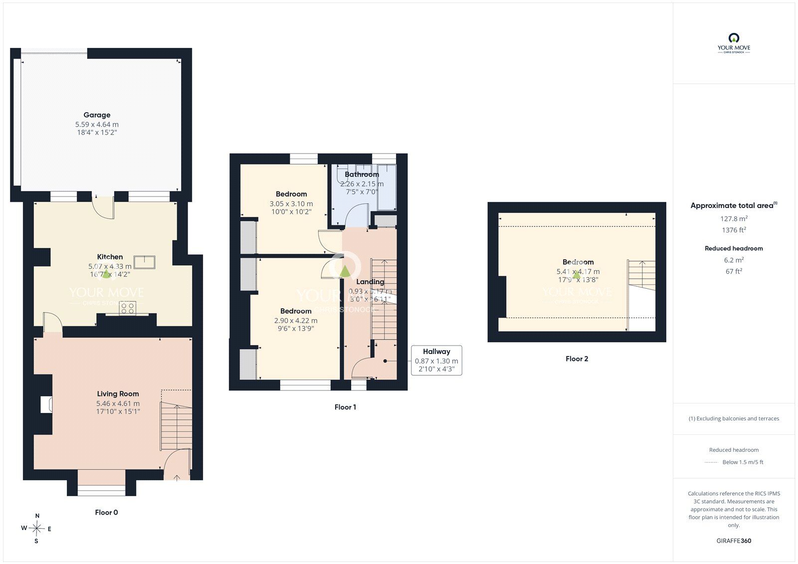 Floorplan of 3 bedroom Mid Terrace House for sale, Blayney Row, Newcastle upon Tyne, Tyne and Wear, NE15