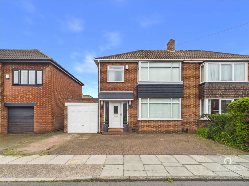 Main image of 3 bedroom Semi Detached House for sale, Chapel House Drive, Newcastle upon Tyne, Tyne and Wear, NE5