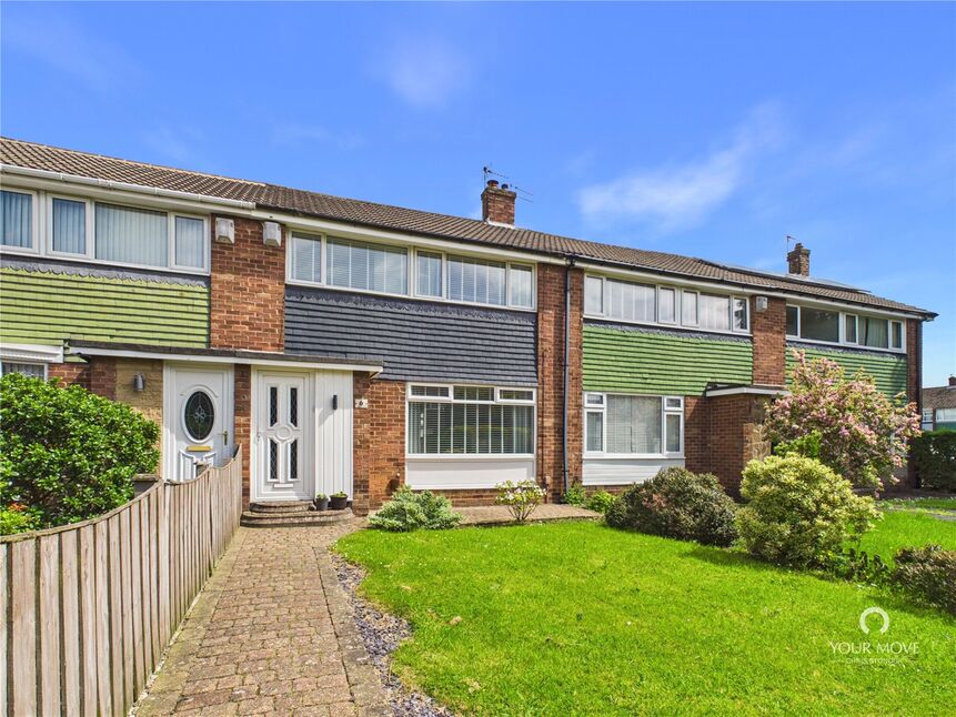 Main image of 3 bedroom Mid Terrace House for sale, Austwick Walk, Newcastle upon Tyne, Tyne and Wear, NE5