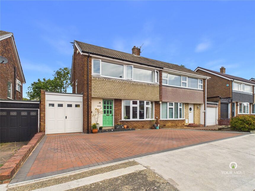 Main image of 3 bedroom Semi Detached House for sale, Bracknell Gardens, Newcastle upon Tyne, Tyne and Wear, NE5