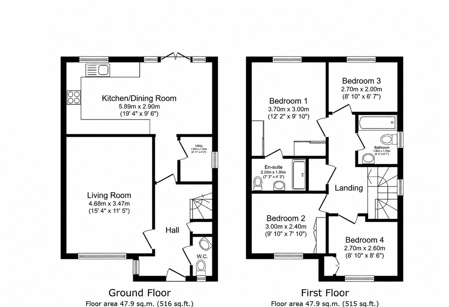 Floorplan of 4 bedroom Detached House for sale, Geranium Close, Newcastle upon Tyne, Tyne and Wear, NE15