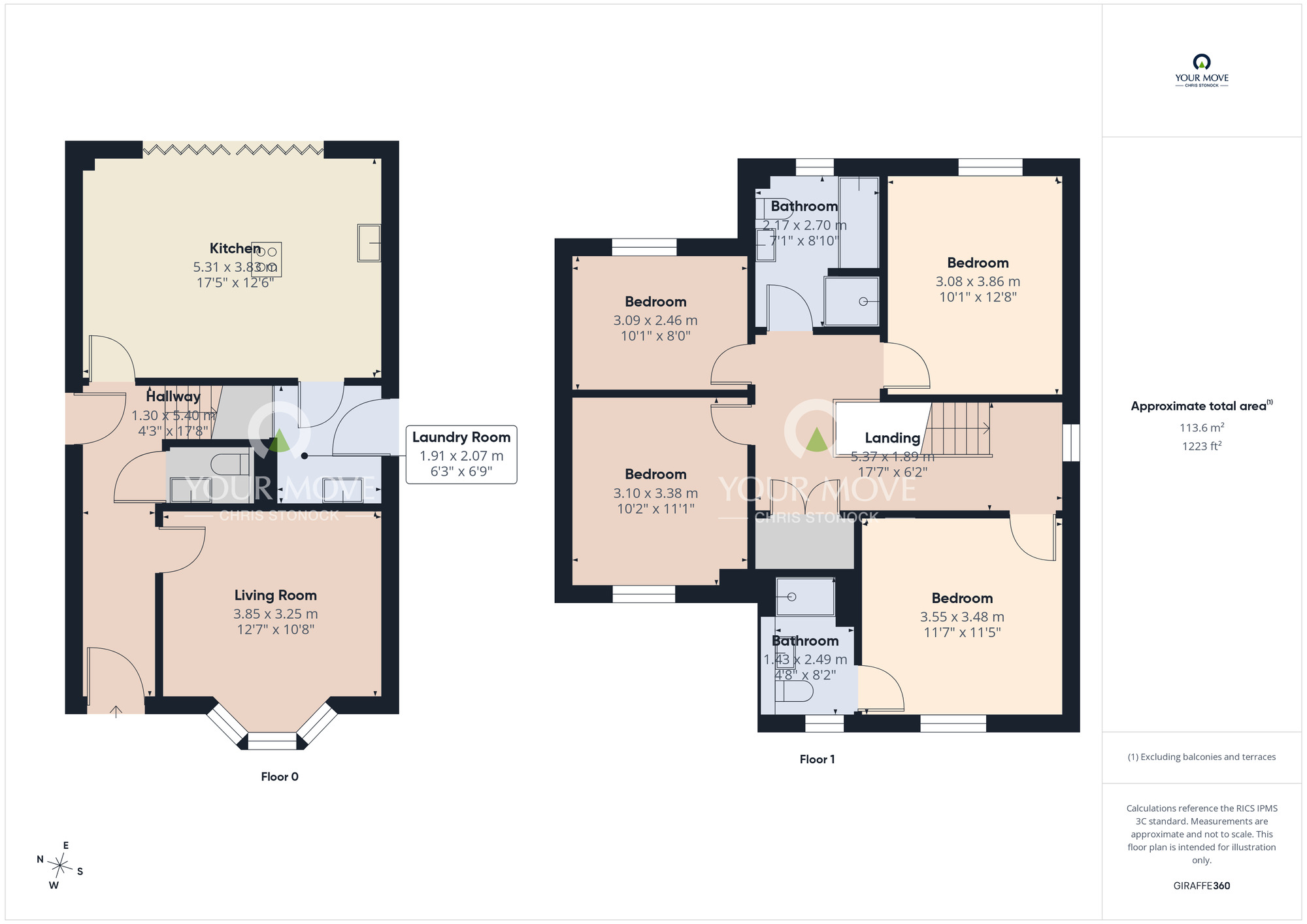 Floorplan of 4 bedroom Detached House for sale, Beech Crescent, Newcastle upon Tyne, Tyne and Wear, NE15