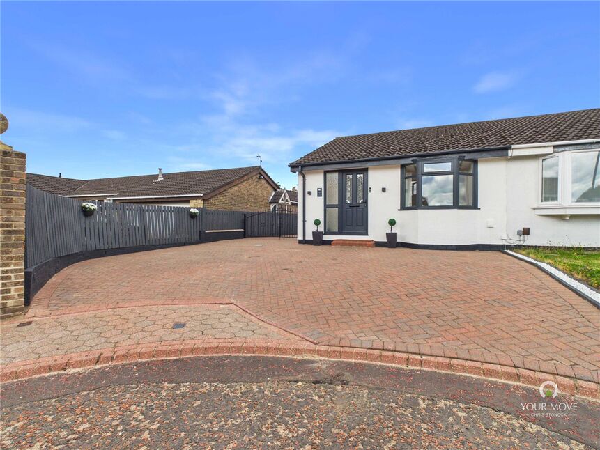 Main image of 2 bedroom Semi Detached Bungalow for sale, Nile Close, Newcastle upon Tyne, Tyne and Wear, NE15