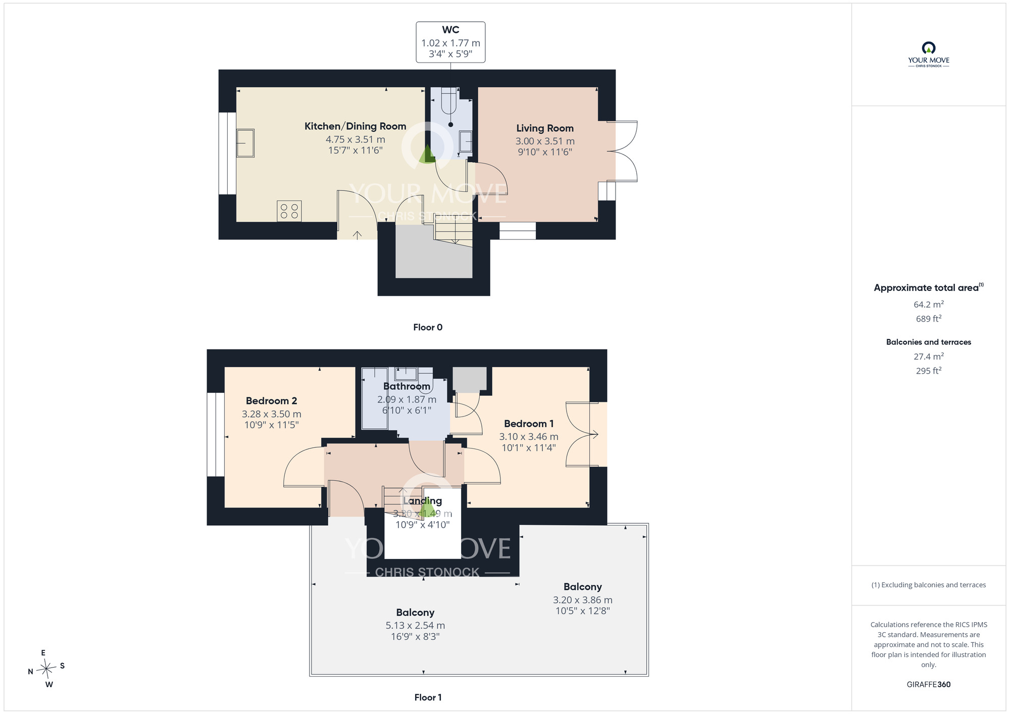Floorplan of 2 bedroom Detached House for sale, Chapel Rigg Drive, Newcastle upon Tyne, Tyne and Wear, NE15