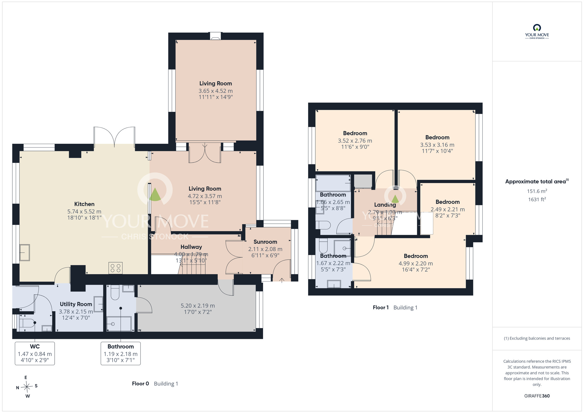 Floorplan of 4 bedroom Detached House for sale, Flexbury Gardens, Newcastle upon Tyne, Tyne and Wear, NE15