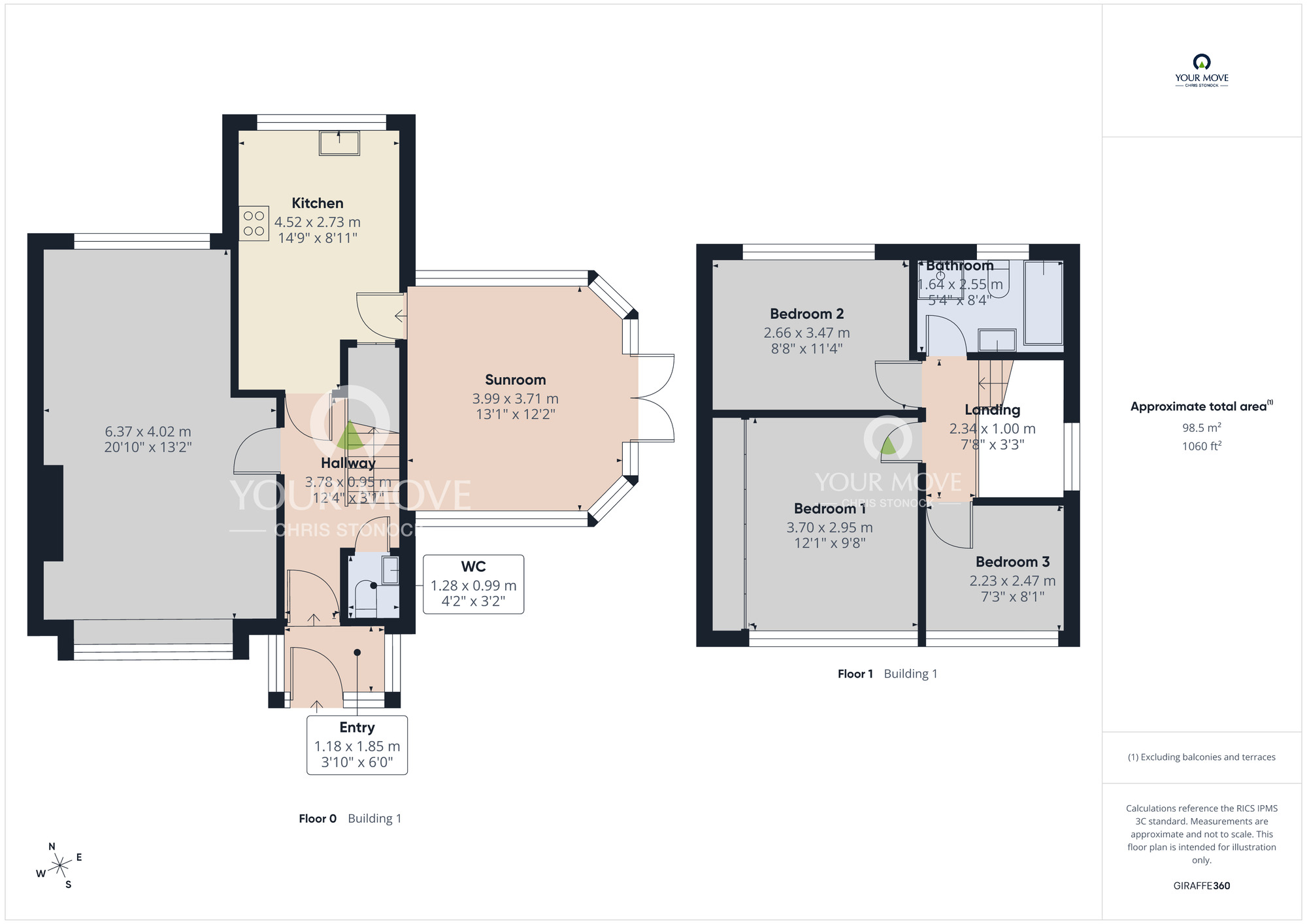 Floorplan of 3 bedroom Semi Detached House to rent, Stamfordham Road, Newcastle upon Tyne, Tyne and Wear, NE5