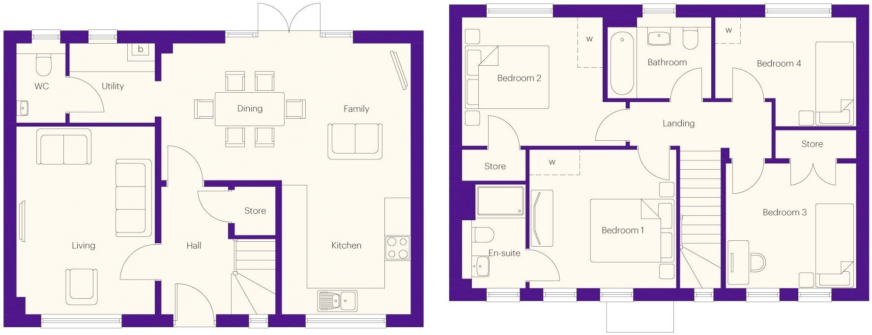 Floorplan of 4 bedroom Detached House for sale, Ruby Place, Newcastle upon Tyne, Tyne and Wear, NE5