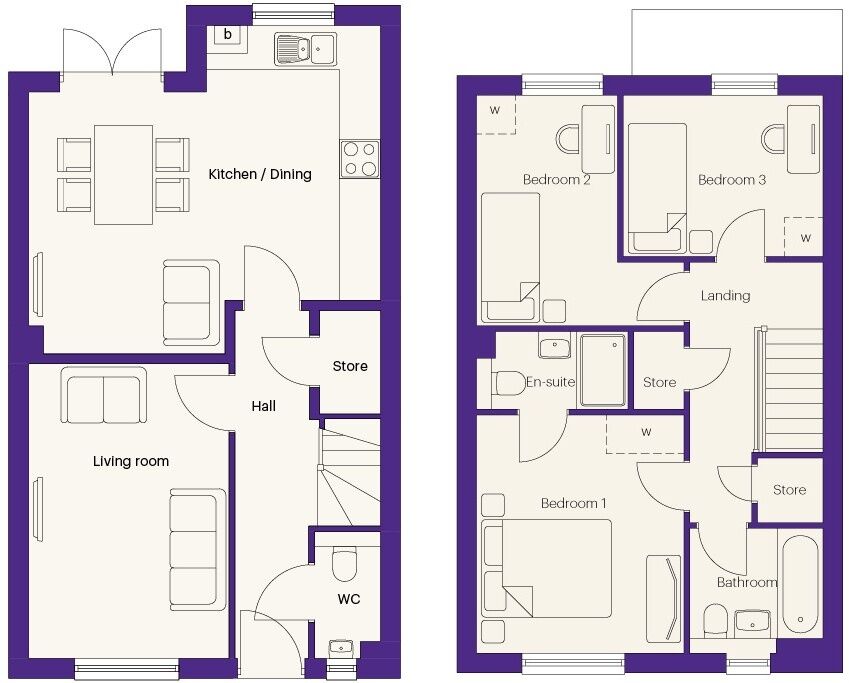 Floorplan of 3 bedroom Detached House for sale, Ruby Place, Newcastle upon Tyne, Tyne and Wear, NE5