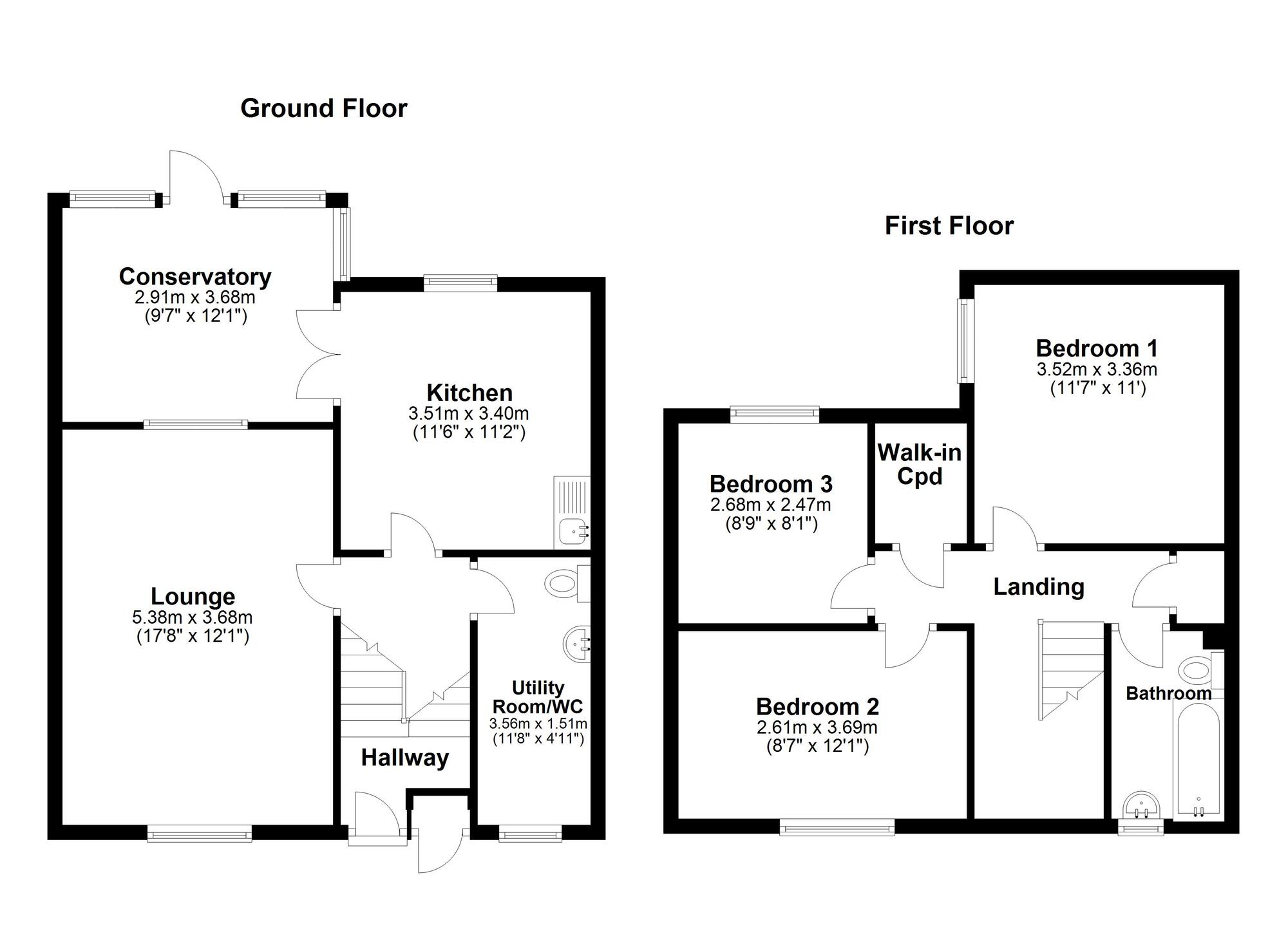 3 bedroom Mid Terrace House for sale, Broadmeadows, Fatfield, NE38 £99,950
