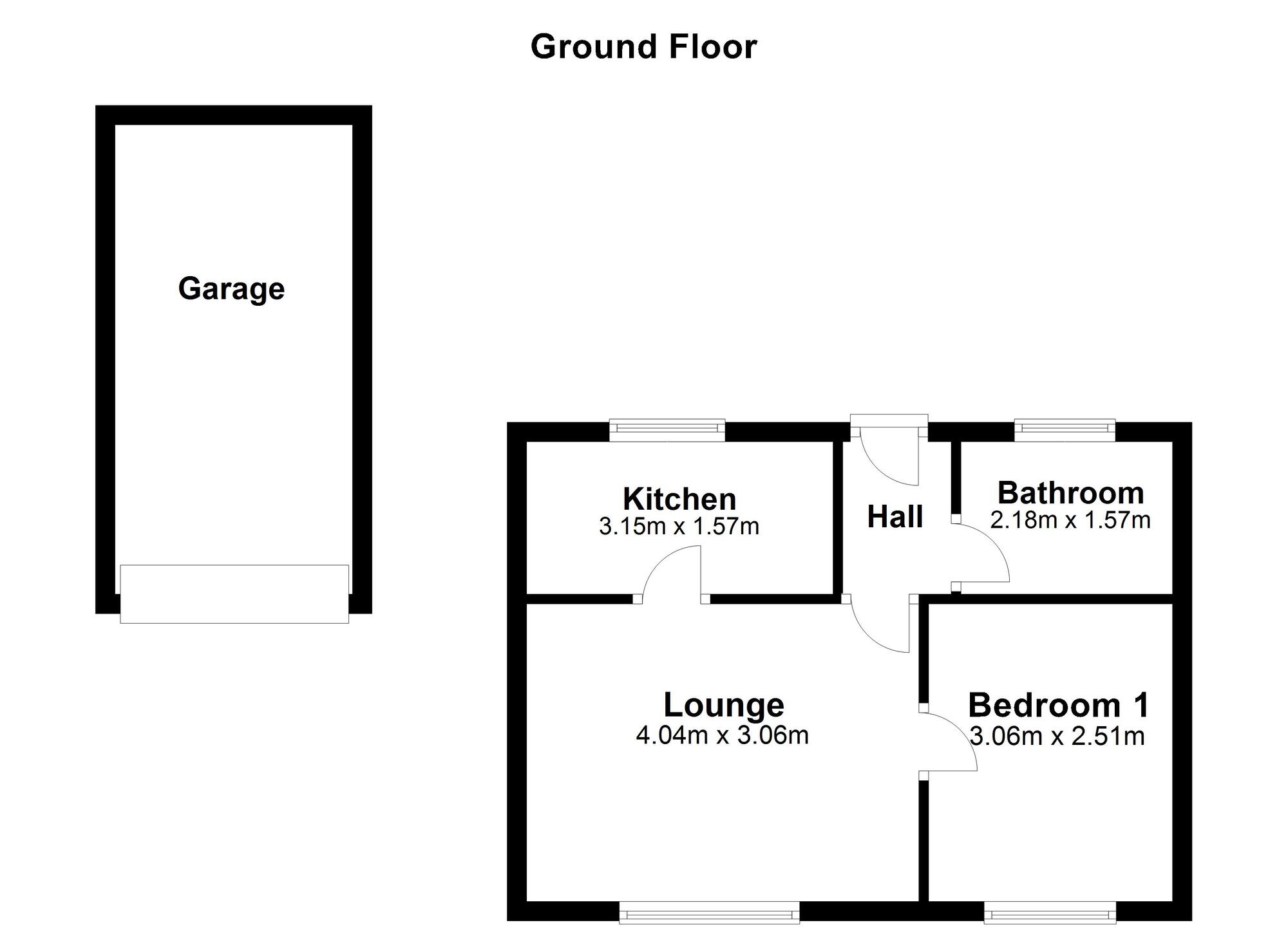 Floorplan of 1 bedroom  Flat for sale, Boston Avenue, Washington Village, Washington, NE38