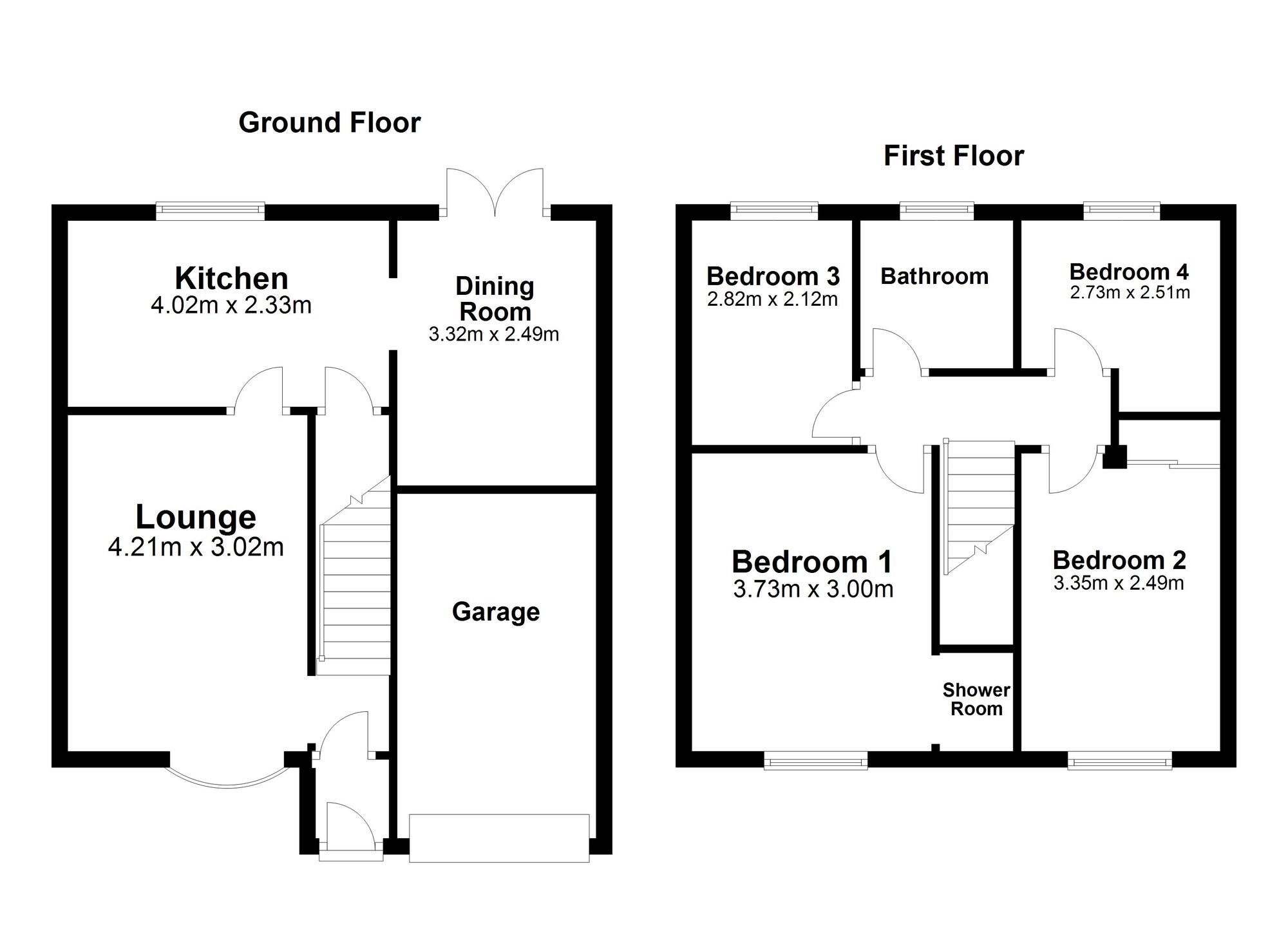 Floorplan of 4 bedroom Semi Detached House for sale, Sheridan Green, Rickleton, Washington, NE38