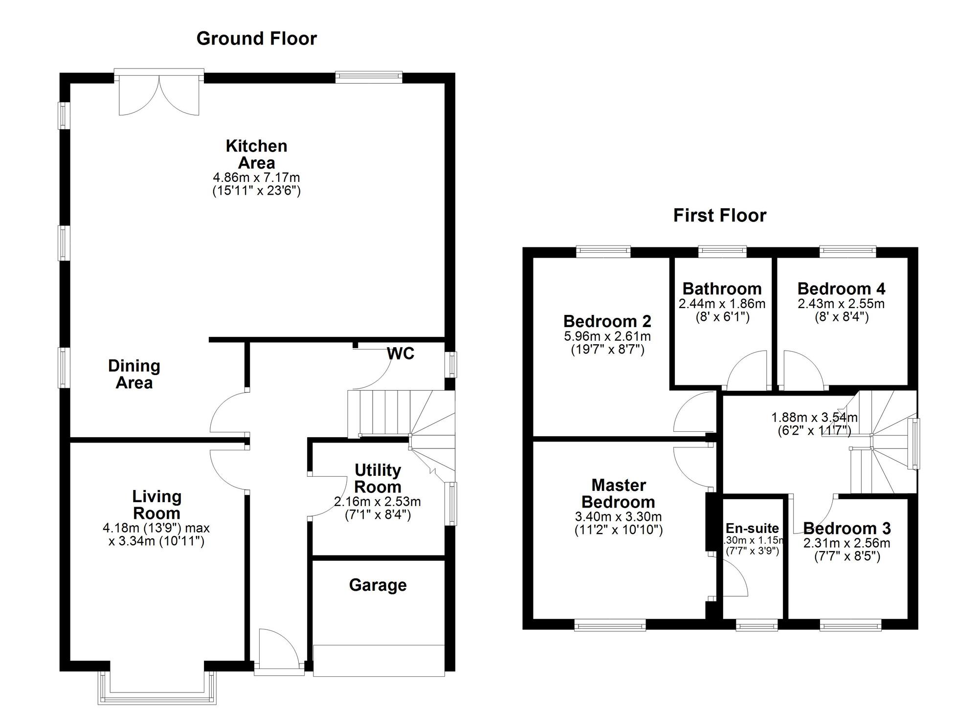 Floorplan of 4 bedroom Detached House for sale, Lacebark, Tyne And Wear, DH4