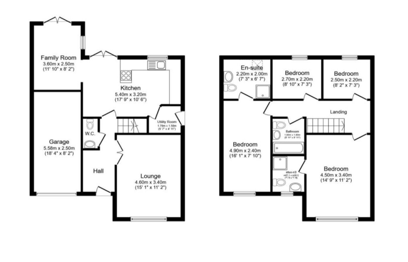 Floorplan of 4 bedroom Detached House for sale, Waxwing, Washington, Tyne and Wear, NE38