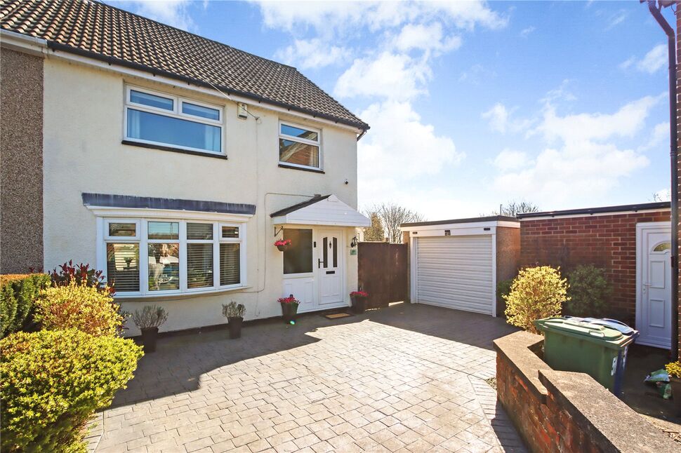 Main image of 3 bedroom Semi Detached House for sale, Bede Crescent, Washington, Tyne and Wear, NE38