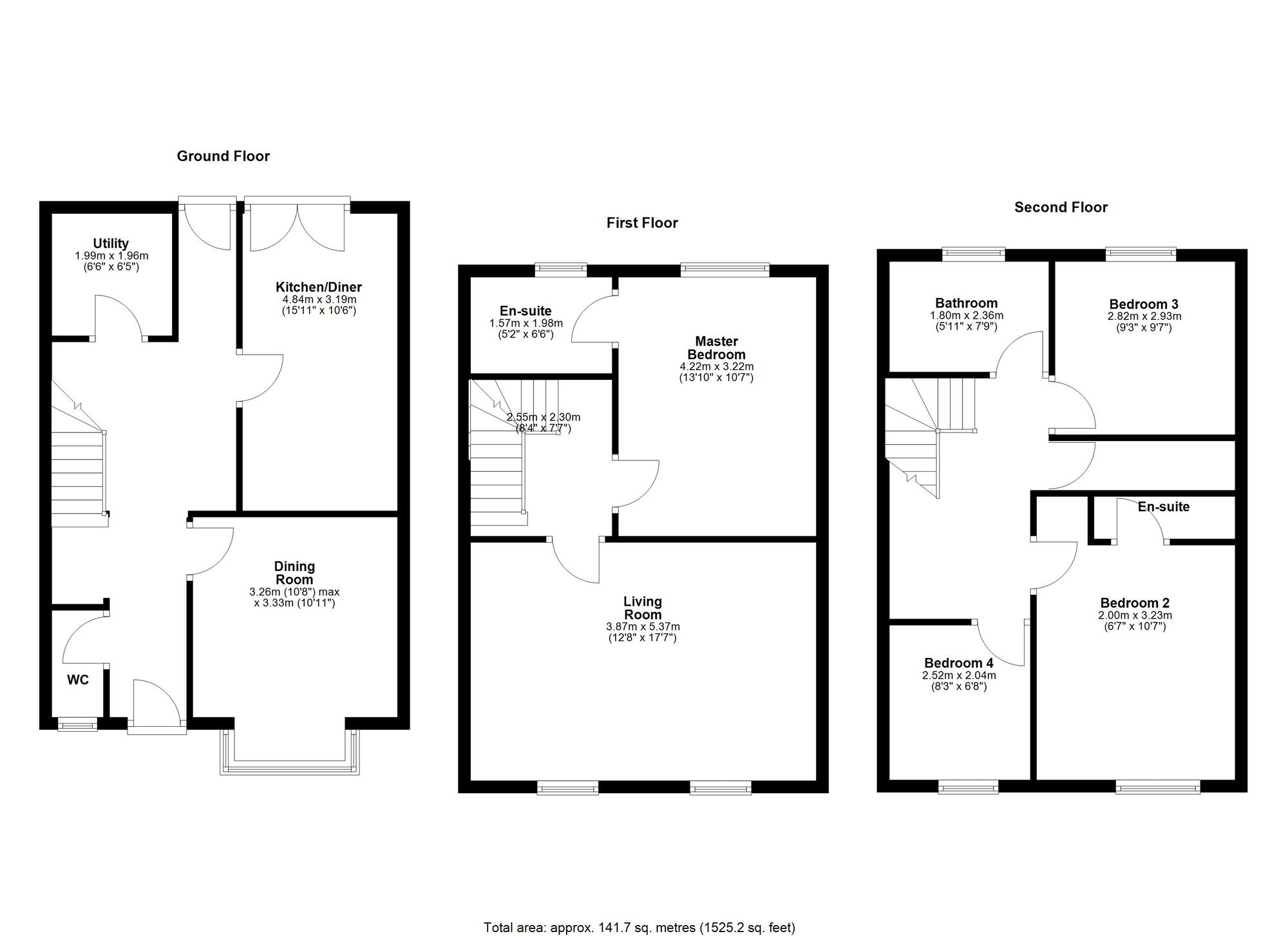 Floorplan of 4 bedroom End Terrace House for sale, Station Road, Penshaw, Tyne and Wear, DH4