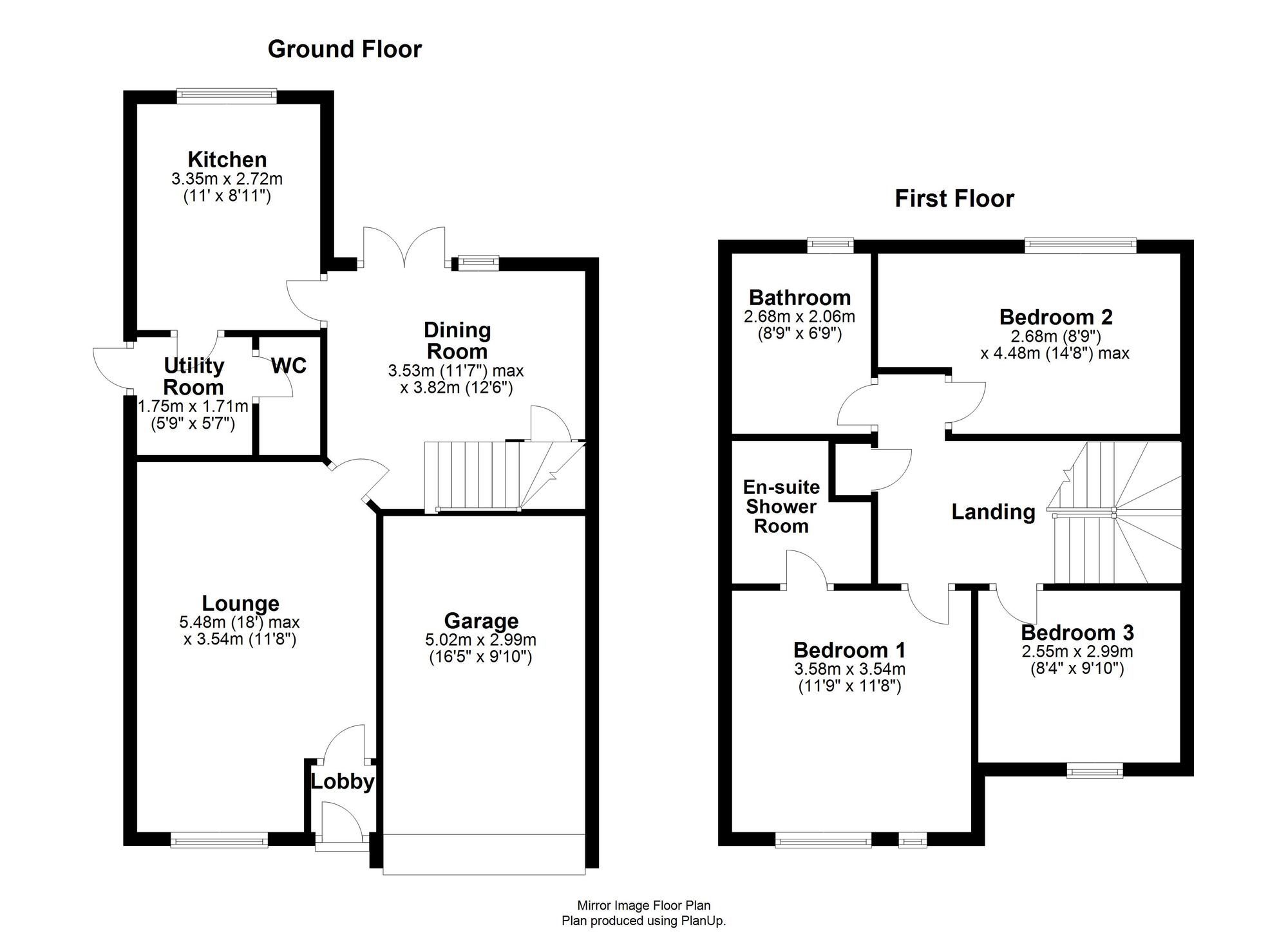 Floorplan of 3 bedroom Semi Detached House for sale, Meldon Close, Washington, Tyne and Wear, NE38