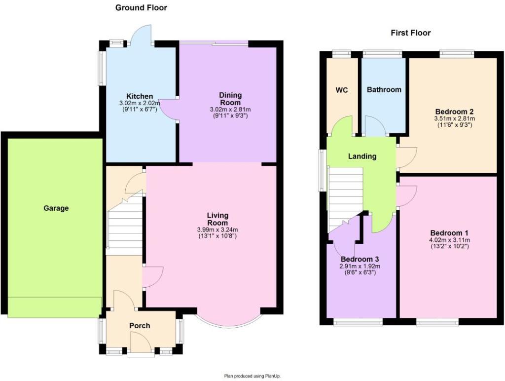 Floorplan of 3 bedroom Semi Detached House for sale, Beaumont Drive, Washington, Tyne and Wear, NE38
