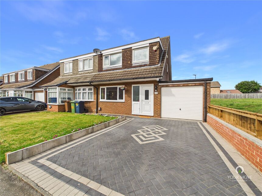 Main image of 3 bedroom Semi Detached House for sale, Kirkham, Biddick, Washington, NE38