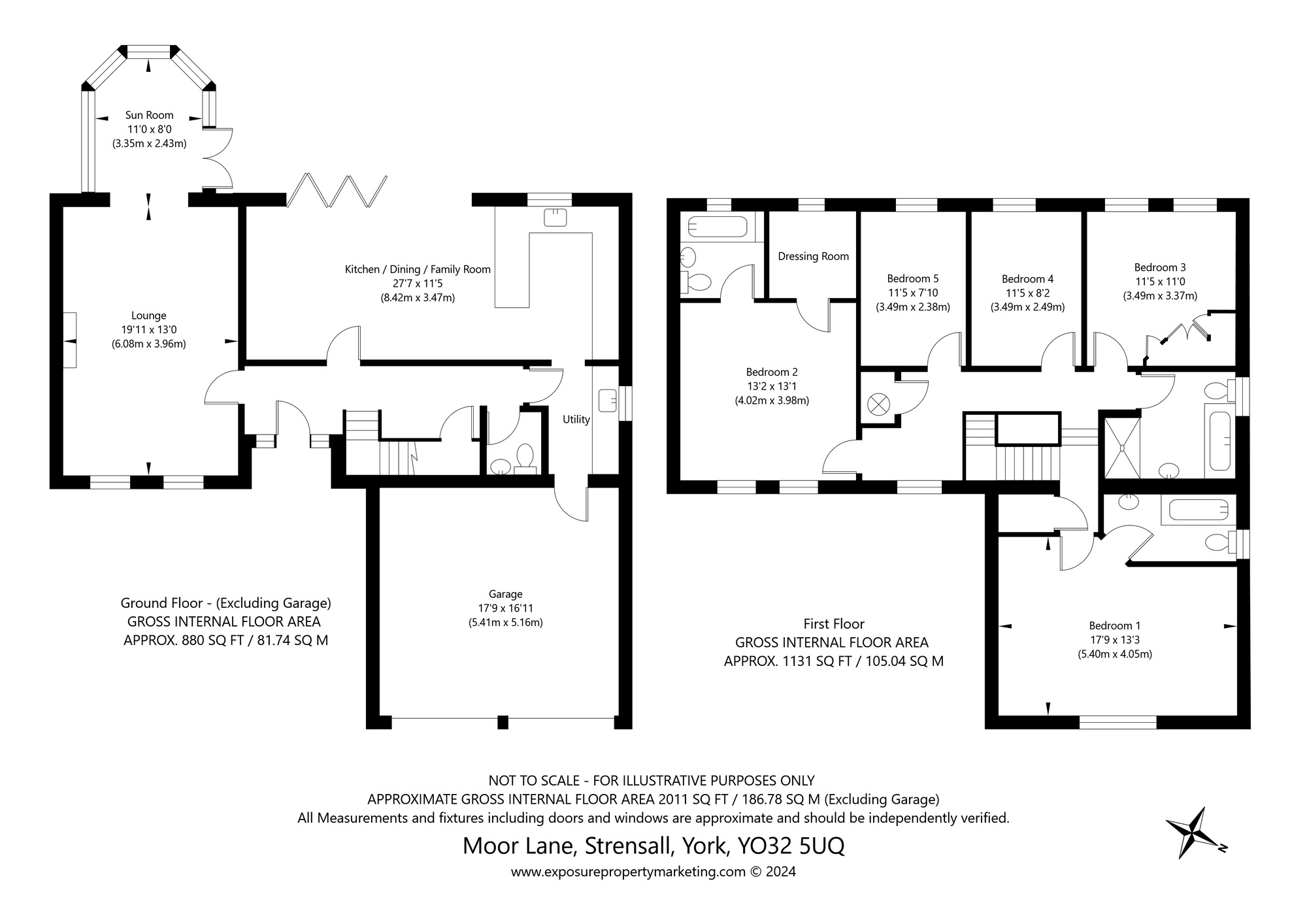 5 bedroom Detached House for sale, Moor Lane, Strensall, YO32 £750,000