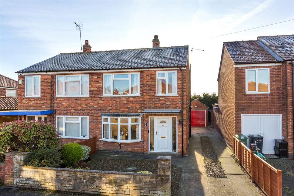 Main image of 3 bedroom Semi Detached House for sale, Thornfield Drive, York, North Yorkshire, YO31