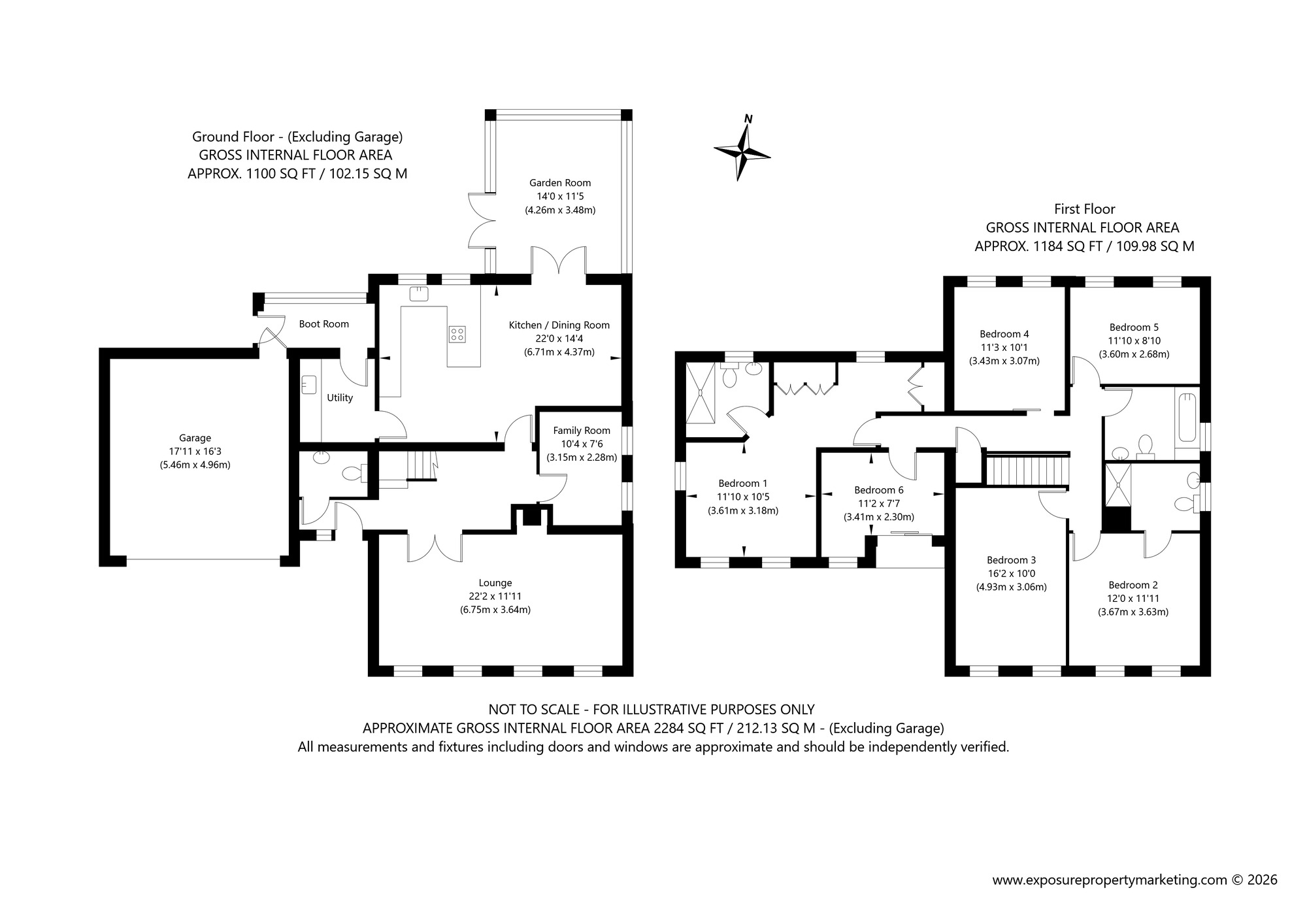 Floorplan of 6 bedroom Detached House for sale, Dower Park, Escrick, North Yorkshire, YO19