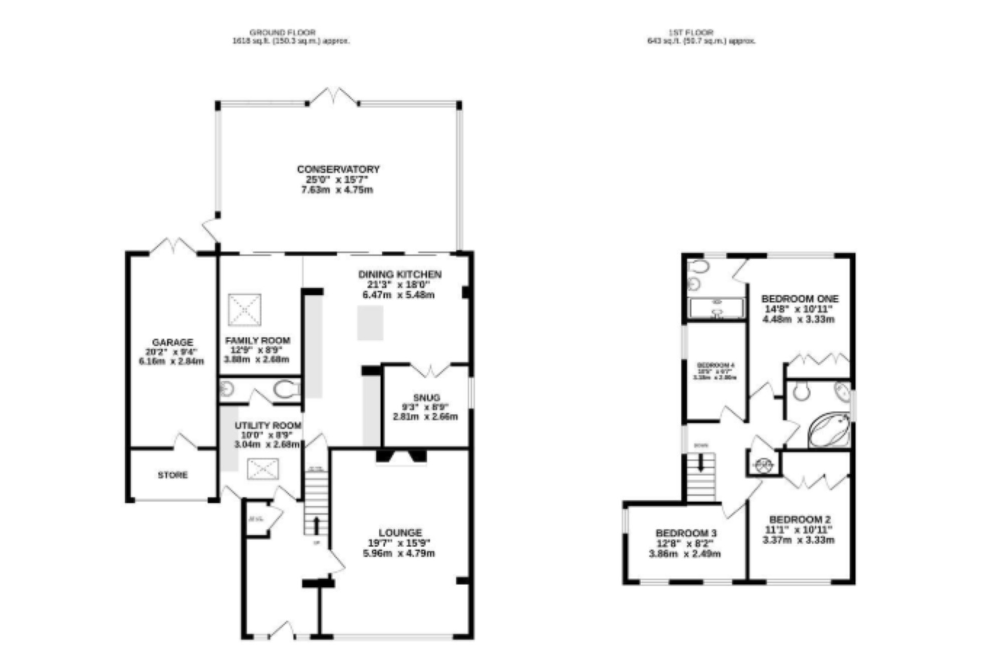 Floorplan of 4 bedroom Detached House for sale, St. Nicholas Road, Copmanthorpe, North Yorkshire, YO23