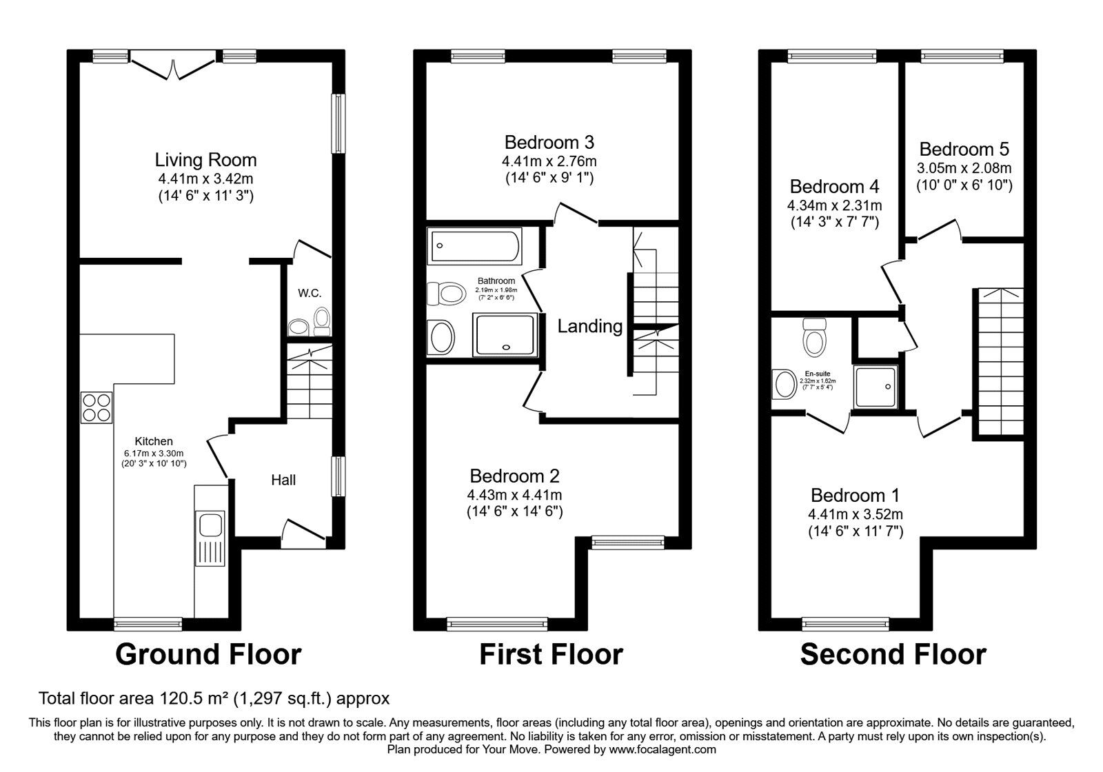 Floorplan of 5 bedroom Semi Detached House for sale, Irwell Place, Radcliffe, Greater Manchester, M26