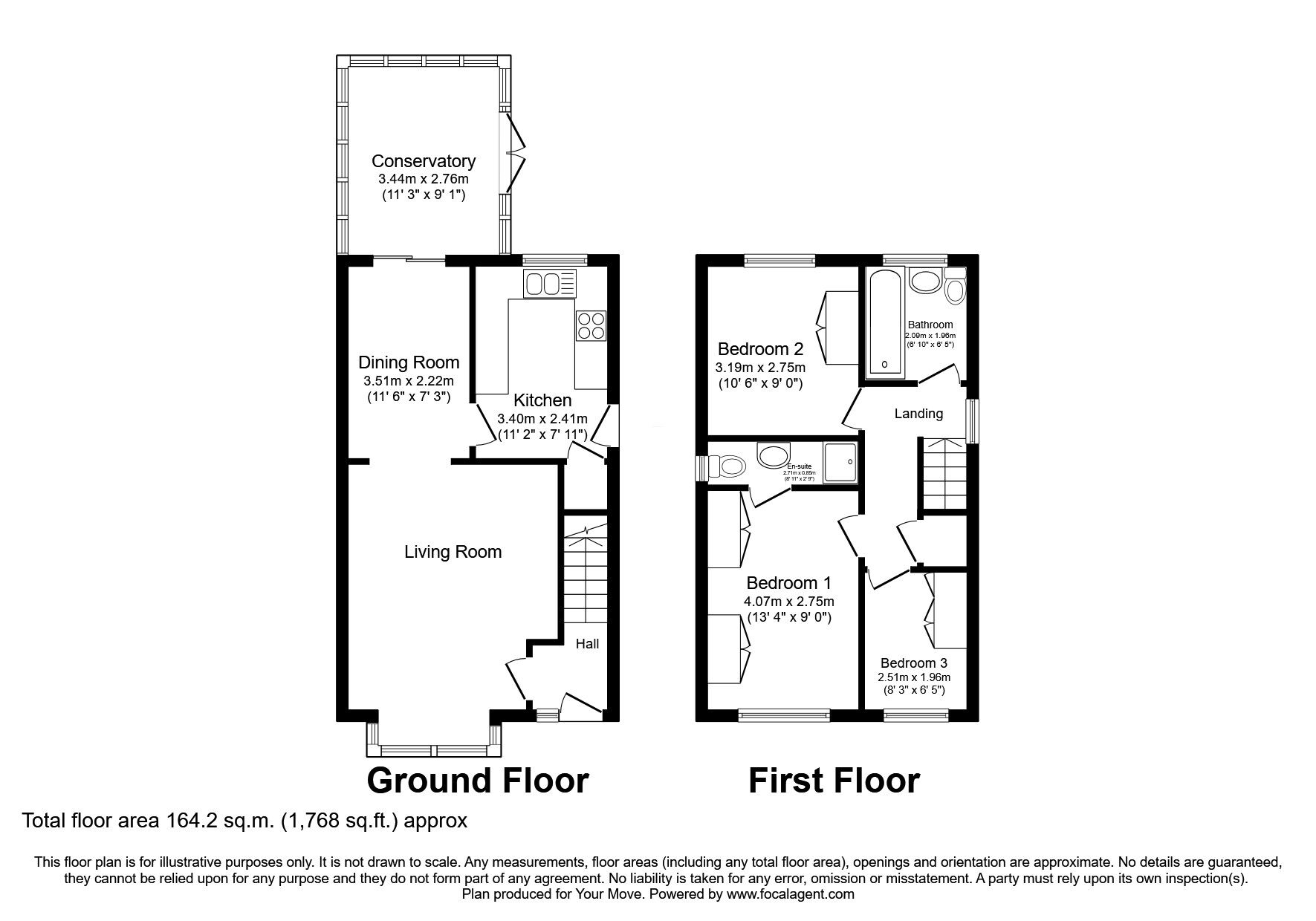 Floorplan of 3 bedroom Detached House for sale, Stainton Road, Radcliffe, Greater Manchester, M26