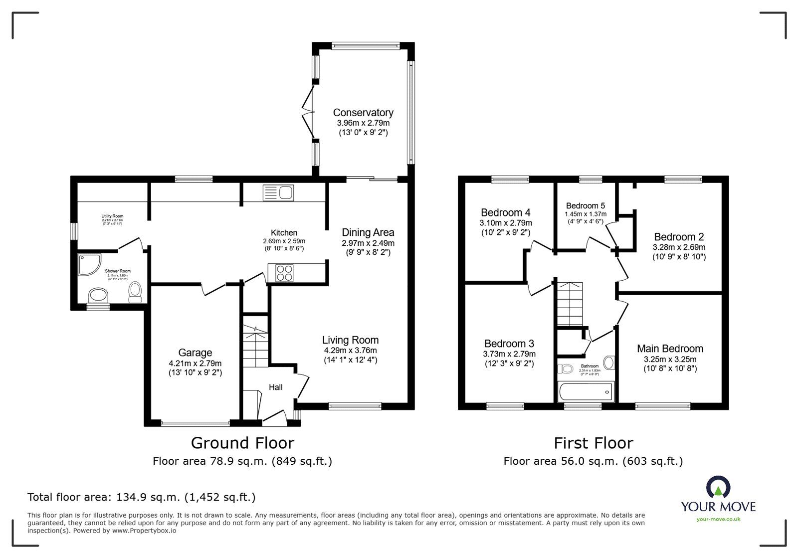 Floorplan of 5 bedroom Semi Detached House for sale, Lea Field Close, Radcliffe, Greater Manchester, M26