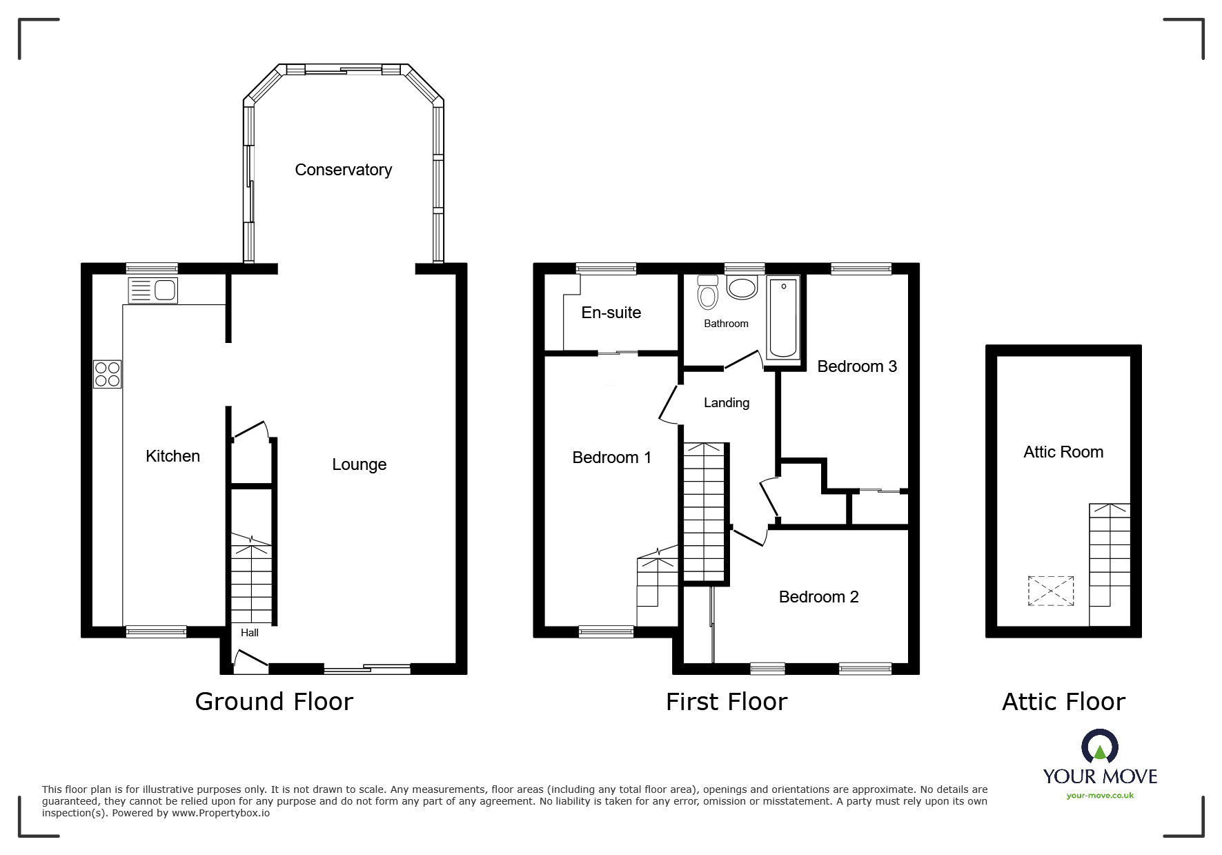 Floorplan of 3 bedroom Semi Detached House for sale, Parsonage Street, Radcliffe, Greater Manchester, M26