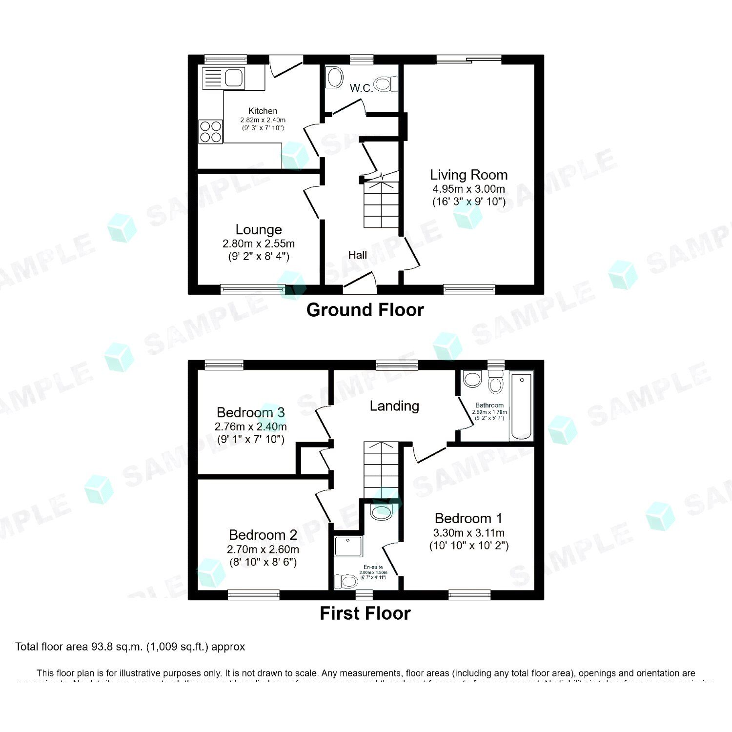 Floorplan of 3 bedroom Detached House to rent, Wallbrook Drive, Manchester, Greater Manchester, M9