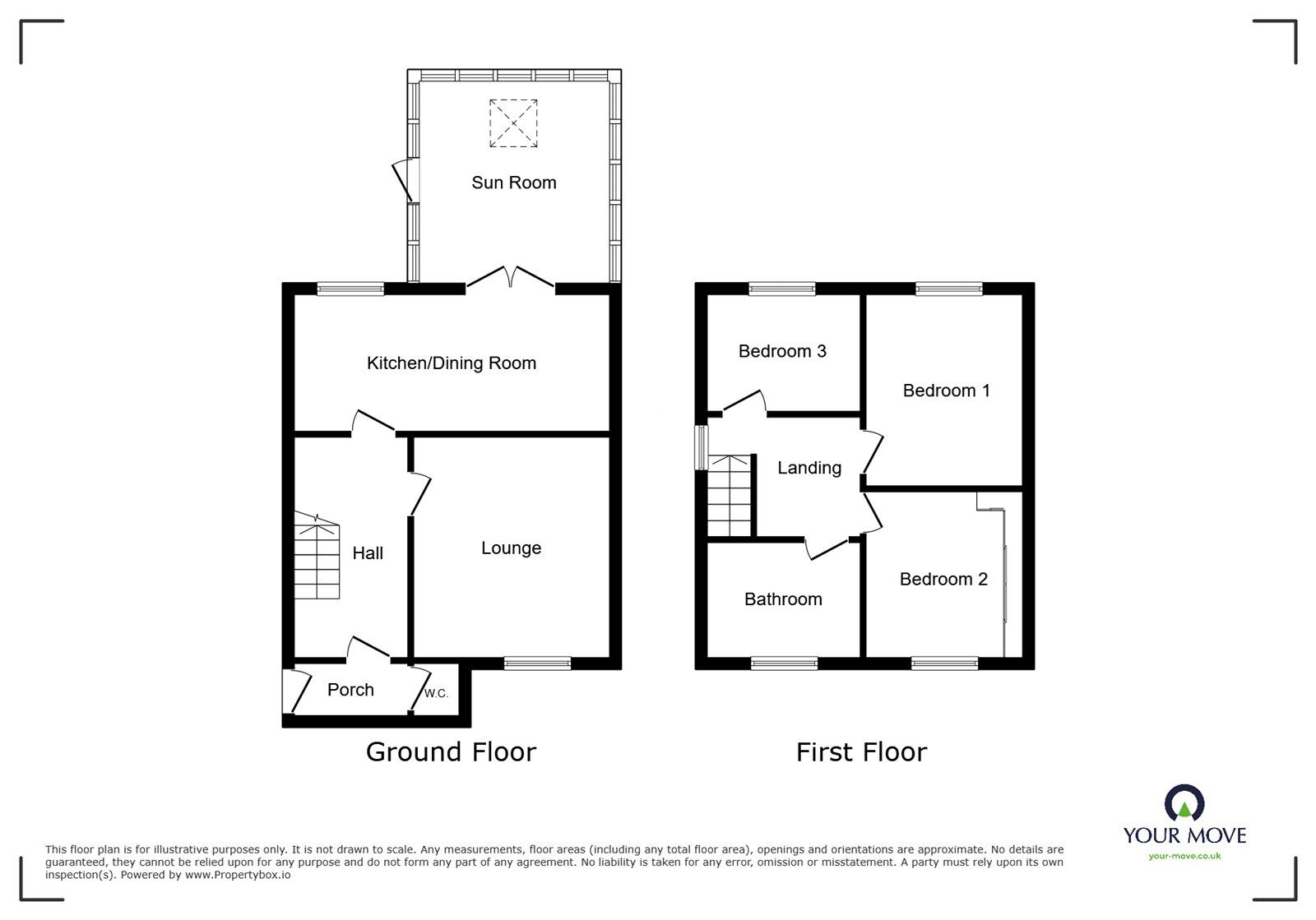 Floorplan of 3 bedroom Semi Detached House for sale, Edgemoor Close, Radcliffe, Greater Manchester, M26