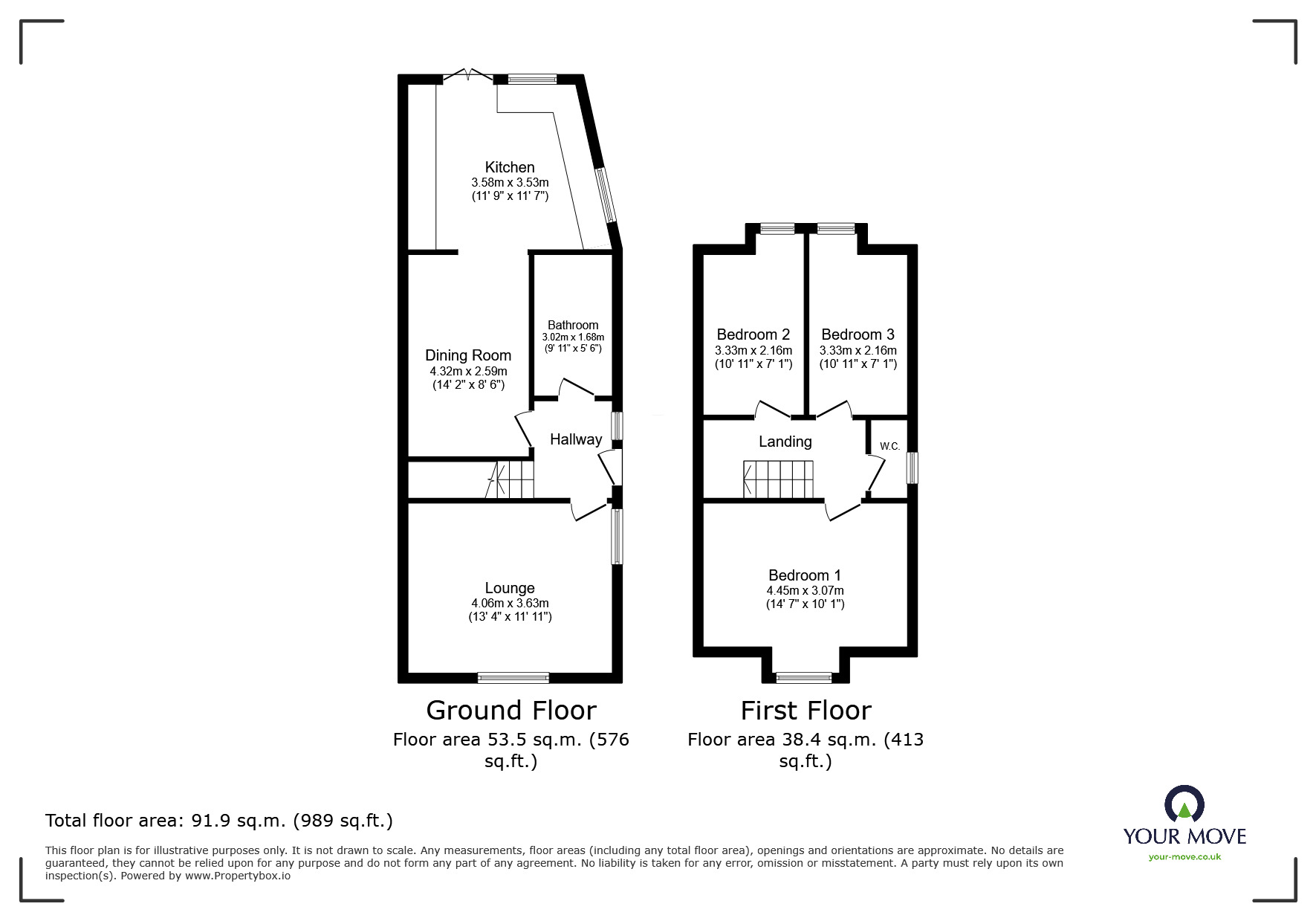 Floorplan of 3 bedroom Semi Detached House for sale, Arthur Road, Gillingham, Kent, ME8
