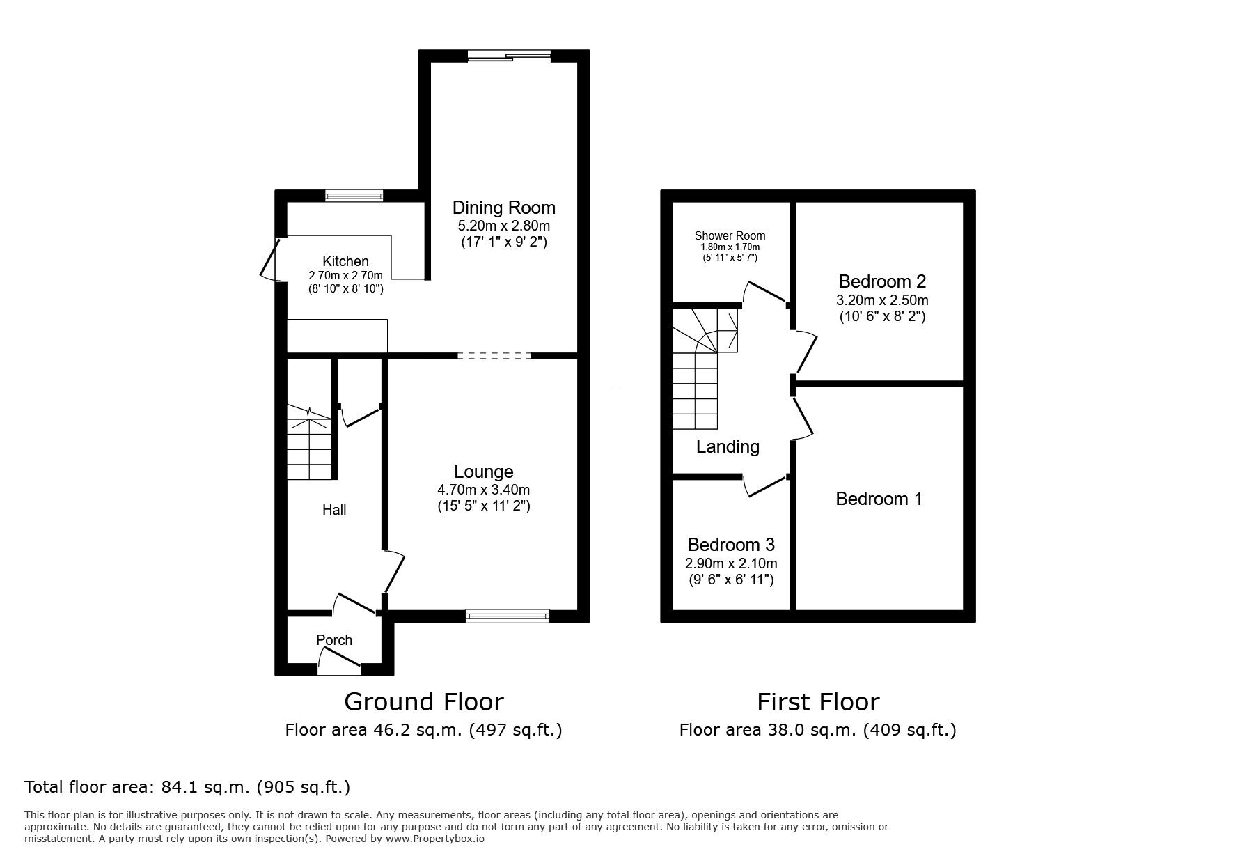Floorplan of 3 bedroom Semi Detached House for sale, Childscroft Road, Rainham, ME8