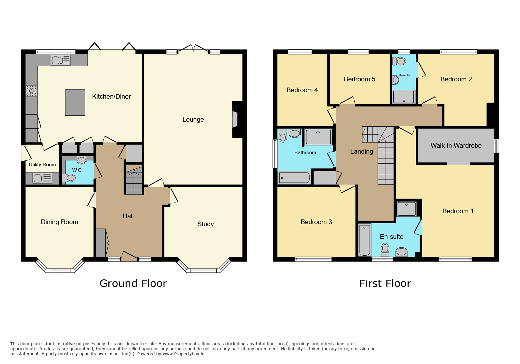 Floorplan of 5 bedroom Detached House for sale, Banksview Drive, Hempstead, Gillingham, ME7