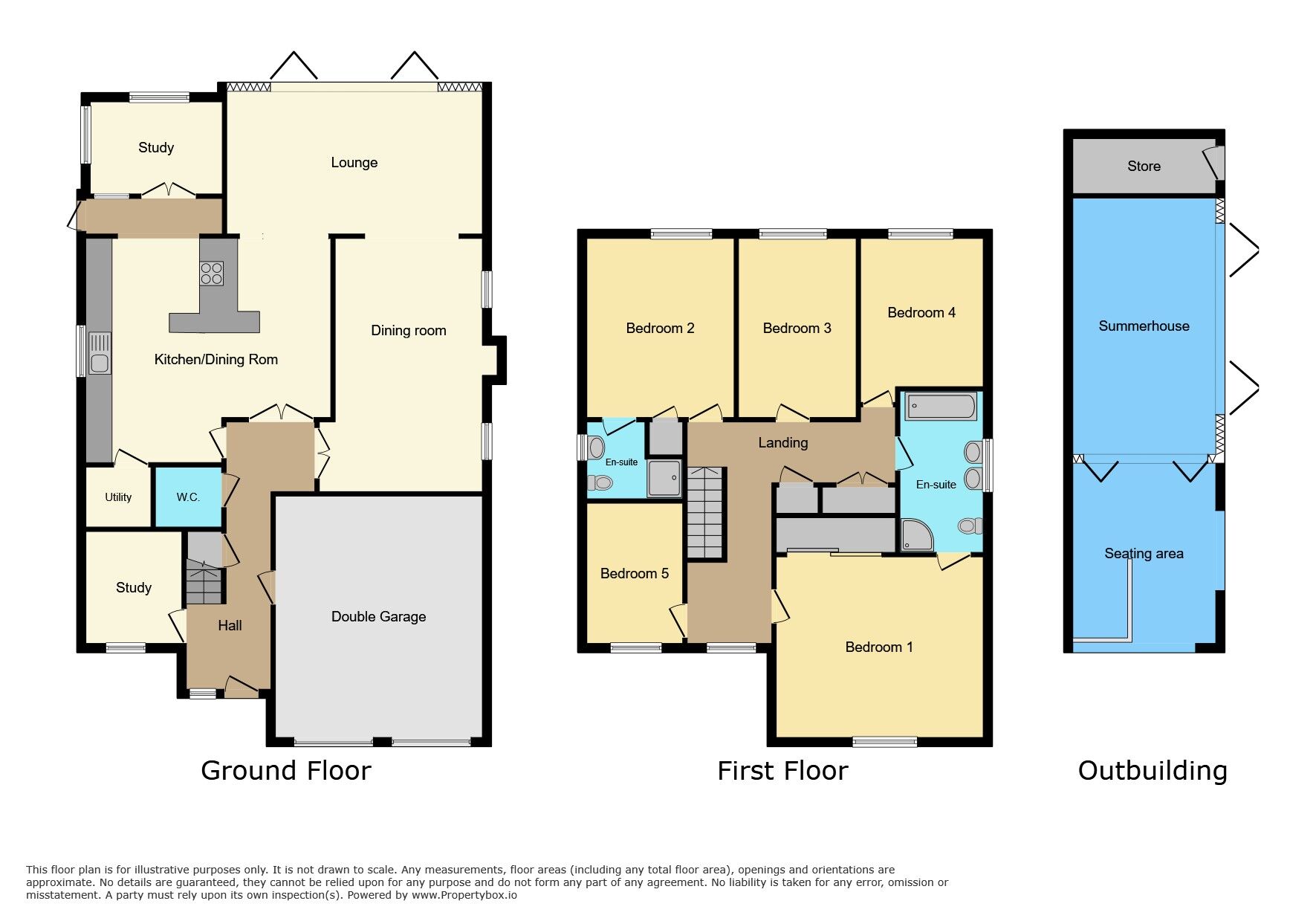 Floorplan of 5 bedroom Detached House for sale, Asquith Road, Gillingham, Kent, ME8